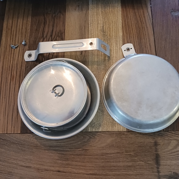 Palco vintage Camping pan/dish set. Frying pan, saucepan, dish. RV Tent *READ - Picture 6 of 8